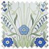Cotswold Faux Silk, Sapphire - Roman Blind